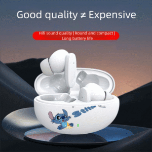Disney Stitch Angel Bluetooth Earbuds DX01 Wireless Bluetooth Earphones HiFi Sound HD Call Headsets Noise Reduction Long Standby