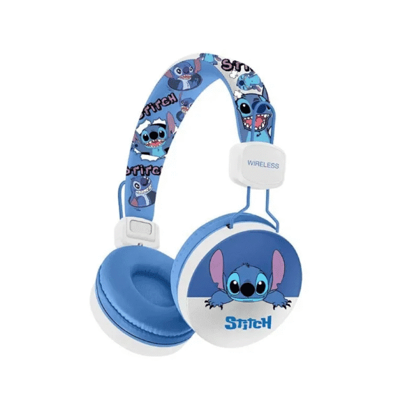 Disney Stitch Wireless Bluetooth Headphones Surround Sound Gaming Headsets Cartoon Anime Music Overhead Earphones with Mic MF601 - 图片 3