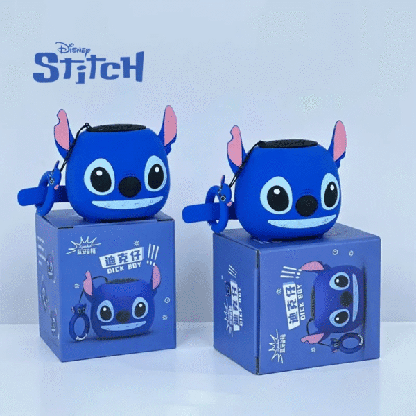 New Disney Stitch Speakers Bluetooth Wireless 3D Stitch Head Speakerdual Speakers HIFI Stereo Heavy Bass Suitable,Tf, Fm Radio - 图片 6