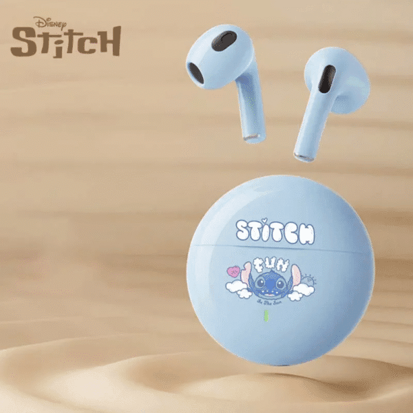 New Disney Lilo & Stitch Earphones Bluetooth Sport Music Game Wireless Headphones Headsets Noise Reduction Anime Cartoon K26 - 图片 2