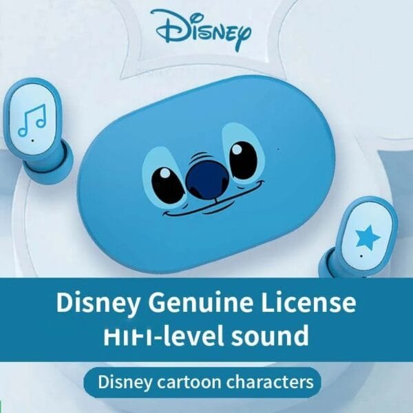 New Disney Mini Cartoon Wireless Headset E6S HIFI Sound TWS Bluetooth V5.3 Earphones Noise Reduction Headphone Long Battery Life