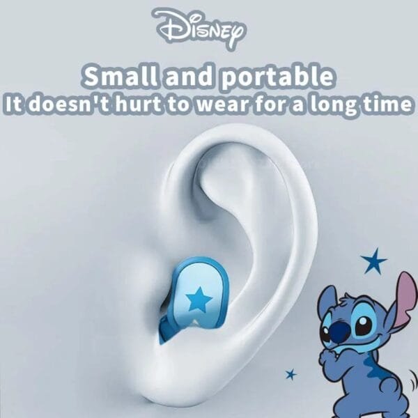 New Disney Mini Cartoon Wireless Headset E6S HIFI Sound TWS Bluetooth V5.3 Earphones Noise Reduction Headphone Long Battery Life - 图片 2