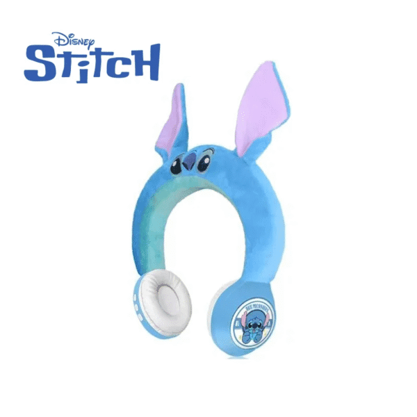 New Disney Stitch Bluetooth Headphones HIFI Stereo Sound Plush Wireless Bluetooth Earphones with Mic Anime Cartoon Kids Gifts - 图片 2