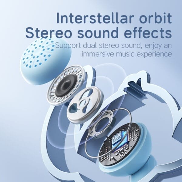 New Disney Lilo & Stitch Earphones Bluetooth Book Series Sport Noise Reduction Wireless Headphones Headsets Anime Cartoon AH806 - 图片 3