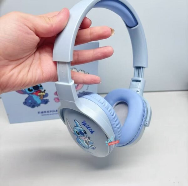 P2961 Disney Stitch Wireless Bluetooth Headphones Over Ear HiFi Stereo Headset Gamer Music Sports Earphones TF/AUX with HD Mic - Image 3