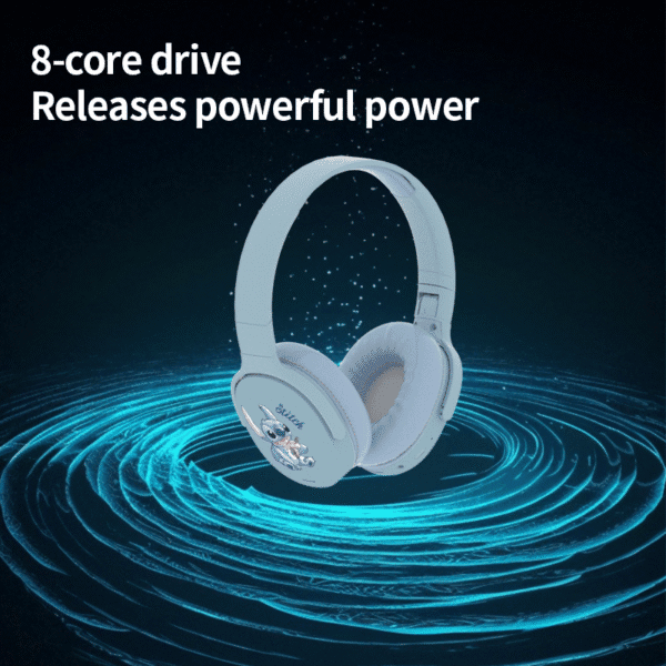 P2961 Disney Stitch Wireless Bluetooth Headphones Over Ear HiFi Stereo Headset Gamer Music Sports Earphones TF/AUX with HD Mic - 图片 2