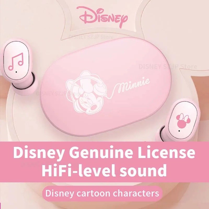 New Disney Mini Cartoon Wireless Headset E6S HIFI Sound TWS Bluetooth V5.3 Earphones Noise Reduction Headphone Long Battery Life - Image 2