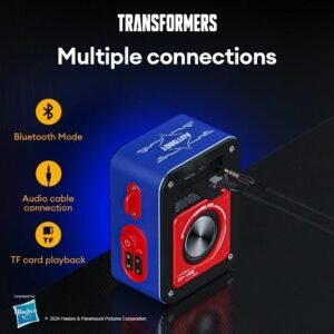 TRANSFORMERS Speakers LED Light Wireless Bluetooth Multifunctional Stereo Sound Box Broadcasting Portable Outdoor Speaker TF-Y02