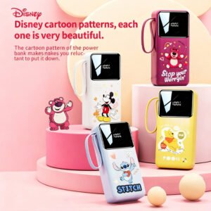 Disney Mickey Mouse and Friends 20,000Mah Power Bank- Universally Compatible Portable Phone Charger Battery Pack w/USB Charging Port Gifts for Women, Men, Teens and All Fans of Mickey Mouse